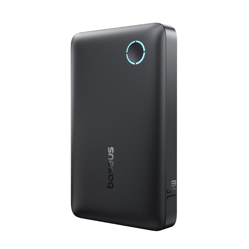 Зовнішній акумулятор Baseus EnerFill FP11 Power Bank 10000mAh 15W Cosmic Black (Includes Simple Type-C to Type-C Cable 20V/3A 30cm Black)