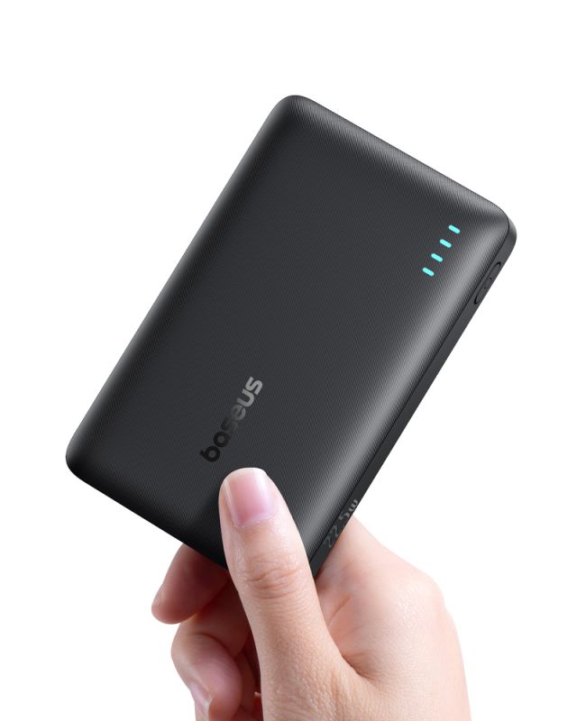 Зовнішній акумулятор Baseus EnerFill FP21 Power Bank 10000mAh 22.5W Cosmic Black (Includes Simple Type-C to Type-C Cable 20V/3A 30cm Black)