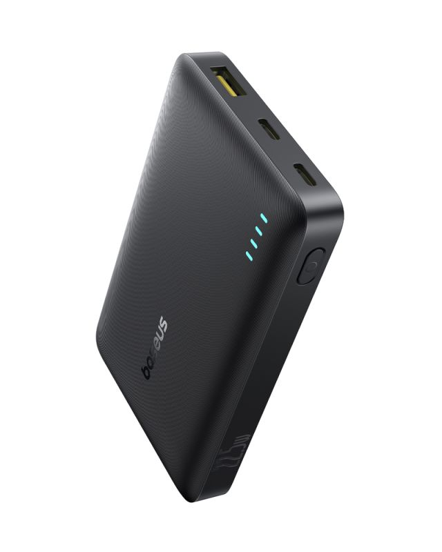 Зовнішній акумулятор Baseus EnerFill FP21 Power Bank 10000mAh 22.5W Cosmic Black (Includes Simple Type-C to Type-C Cable 20V/3A 30cm Black)