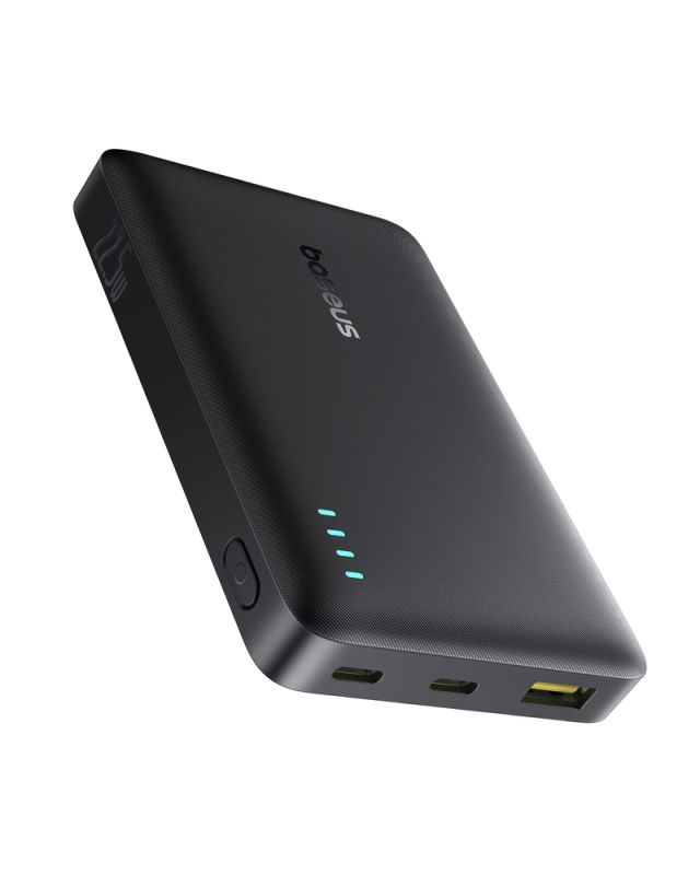 Зовнішній акумулятор Baseus EnerFill FP21 Power Bank 10000mAh 22.5W Cosmic Black (Includes Simple Type-C to Type-C Cable 20V/3A 30cm Black)