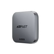 Адаптер ACEFAST QC2 AI Box CarPlay wireless adapter for car Metal Gray