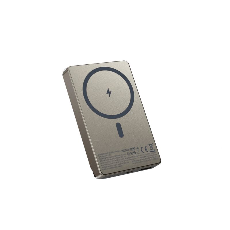 Зовнішній акумулятор WIWU Ultra-Thin Series Power Bank 10000mAh Wi-P020 (3C) Grey
