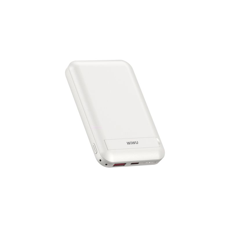 Зовнішній акумулятор WIWU Snap Cube- Magnetic Wireless Charger Power Bank  10000mAh SC1000WHT (3C) White
