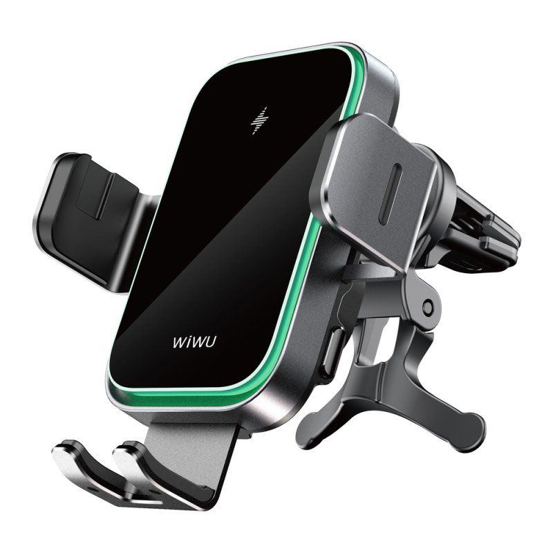 Автотримач для телефона з БЗП WIWU FREELANDER Car Wireless Charger CH-313 Black