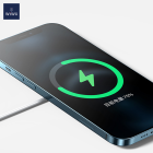 Бездротовий зарядний пристрій WIWU Wi-W009 Magnetic Wirless White