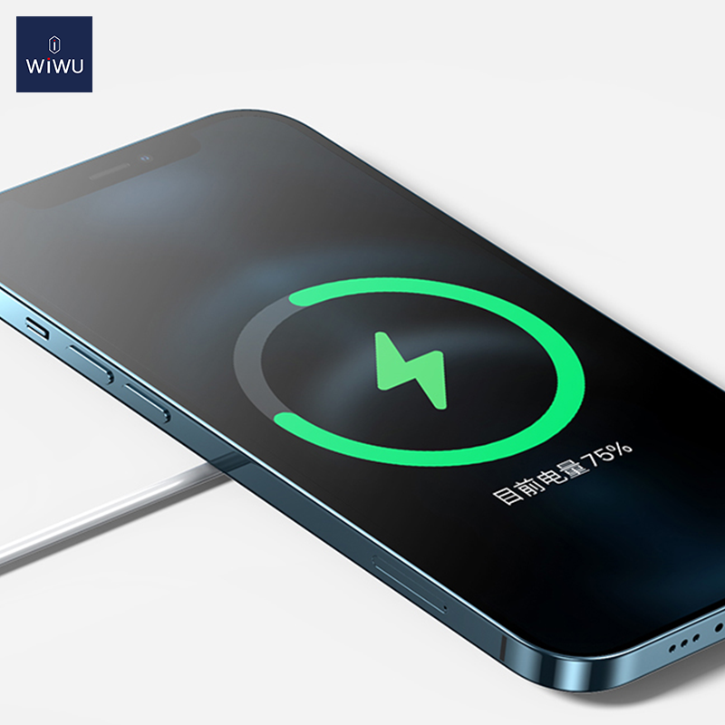 Бездротовий зарядний пристрій WIWU Wi-W009 Magnetic Wirless White