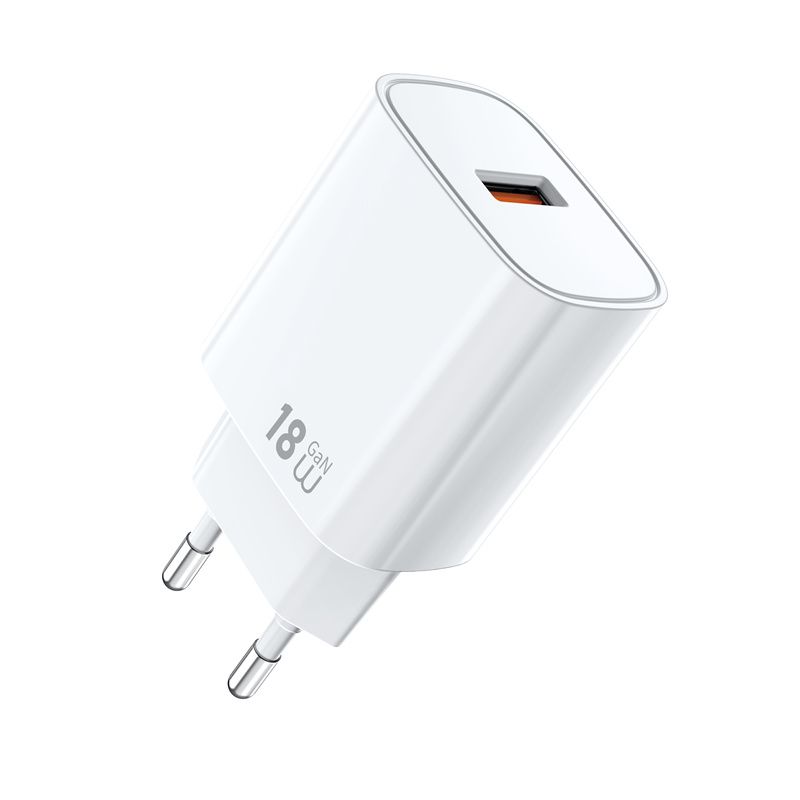 Мережевий зарядний пристрій WIWU 18W Essen GaN Fast Charger Wi-G006 EU White