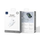 Мережевий зарядний пристрій WIWU 18W Essen GaN Fast Charger Wi-G006 EU White