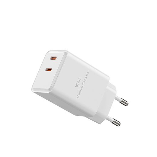 Мережевий зарядний пристрій WIWU Cube 67W 2C+A GaN Fast Charger Wi-G026 EU White