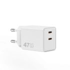 Мережевий зарядний пристрій WIWU Cube 67W 2C+A GaN Fast Charger Wi-G026 EU White