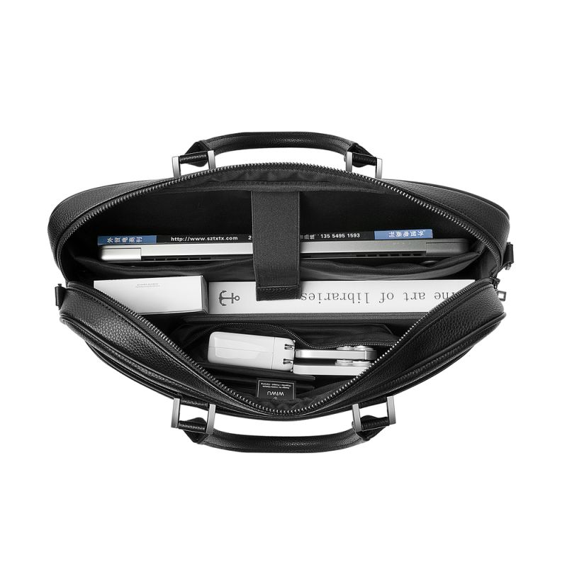 Сумка WIWU Master Fingerprint Lock Brief Case Black