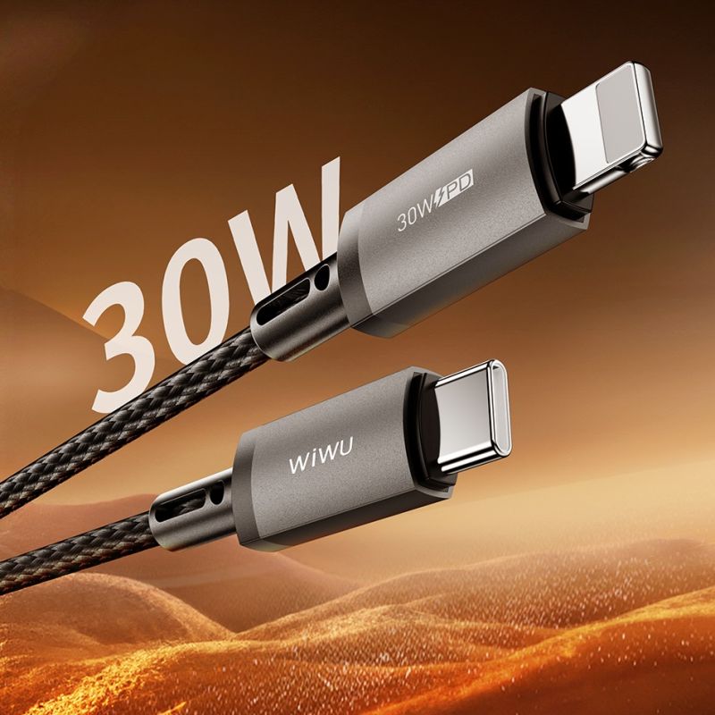 Кабель WIWU 30W Titanlink Series Charging Cable 
1M Wi-C056 C-L