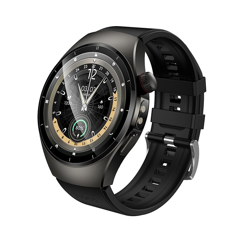 Смарт-годинник HOCO Y40 38mm. 315 mAh. IP67  Smart watch(call version) Black