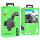 Автотримач для телефона BOROFONE BH73 Charm press type center console car holder Black