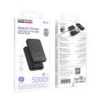 Зовнішній акумулятор BOROFONE BJ82 Dawn magnetic power bank(5000mAh) Black