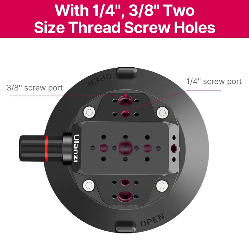 Присоска з швидкозмінним кріпленням Ulanzi SC-02 Extended Vacuum Suction Cup 4.5 inches