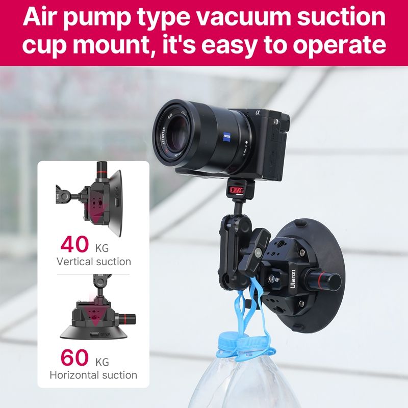 Присоска з швидкозмінним кріпленням Ulanzi SC-02 Extended Vacuum Suction Cup 4.5 inches