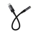Аудіокабель ACEFAST J12 USB-C to 3.5mm audio converter Black