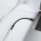 Аудіокабель ACEFAST J12 USB-C to 3.5mm audio converter Black