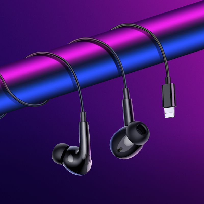 Навушники дротові HOCO M111 Pro Primero digital headset (Lightning) Black