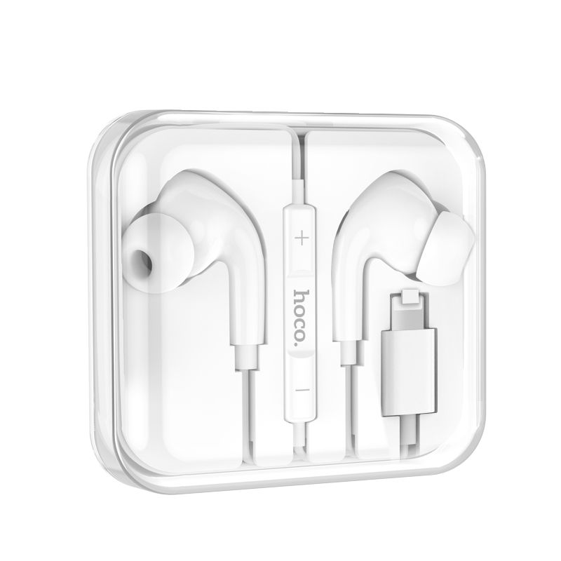 Навушники дротові HOCO M111 Pro Primero digital headset (Lightning) White