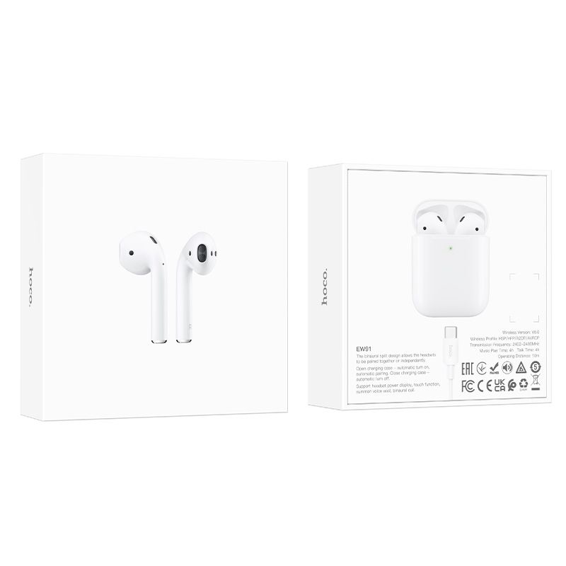 Бездротові навушники TWS HOCO EW91White