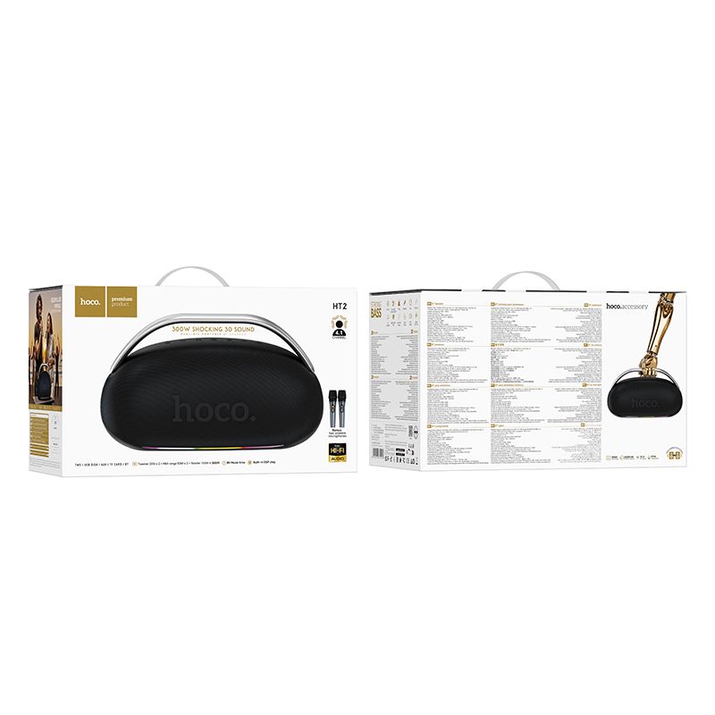 Портативна колонка HOCO HT2 Melody portable BT speaker Black