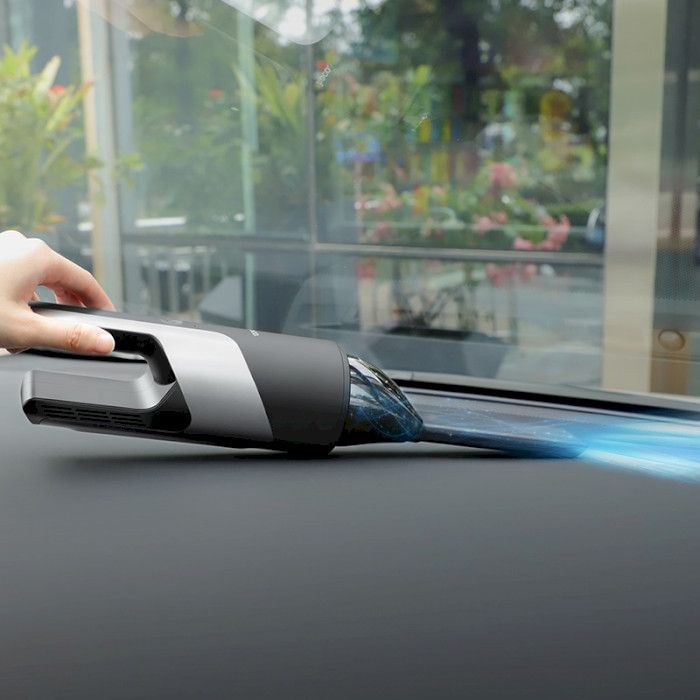 Автомобільний пилосос HOCO PH16 Azure portable vacuum car cleaner Black silver