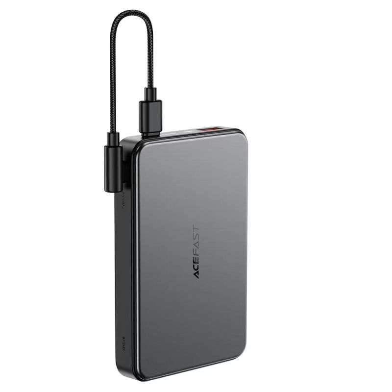 Зовнішній акумулятор ACEFAST M31-10000 22.5W magnetic fast charging power bank with cable Black