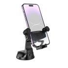 Автотримач для телефона HOCO H67 Gamble gravity linkage car holder(center console) Black