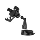 Автотримач для телефона HOCO H67 Gamble gravity linkage car holder(center console) Black