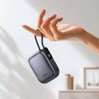 Зовнішній акумулятор HOCO Q49 Peak PD20W power bank with cable(10000mAh) metal gray