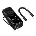 Автомобільний насос HOCO ZP18 Enlighten portable smart air pump Black