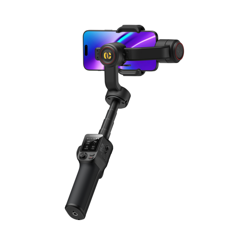 Триосьовий стабілізатор AOCHUAN Professional Gimbal Stabilizer for Smartphone SMART S3 Black
