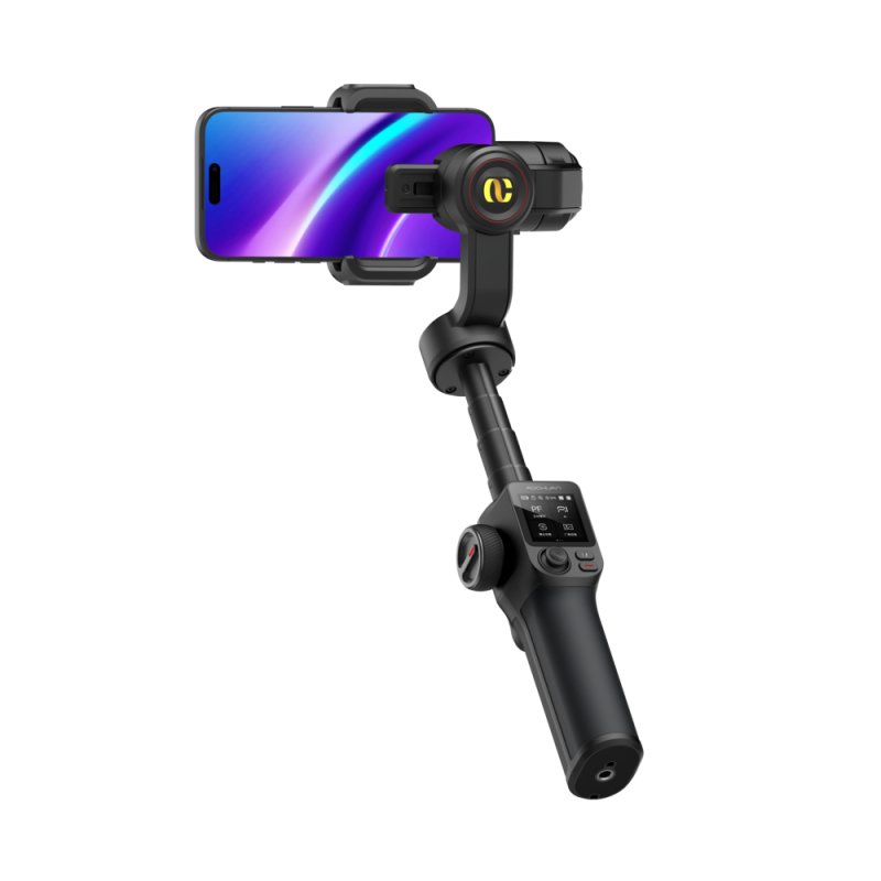 Триосьовий стабілізатор AOCHUAN Professional Gimbal Stabilizer for Smartphone SMART S3 Black