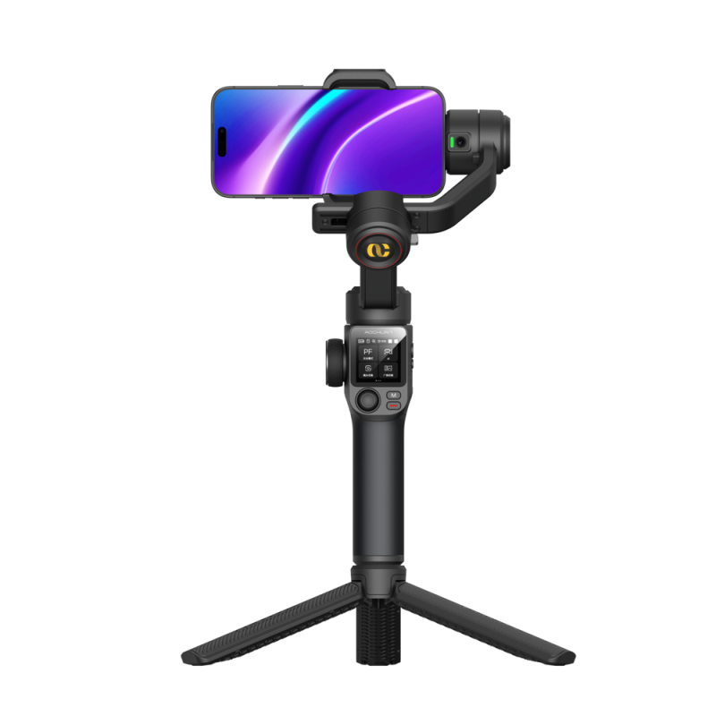 Триосьовий стабілізатор AOCHUAN Professional Gimbal Stabilizer for Smartphone SMART S3 Black