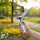 Триосьовий стабілізатор AOCHUAN Professional Gimbal Stabilizer for Smartphone SMART P2 White