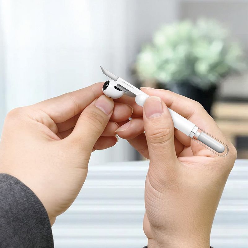 Багатофункціональний інструмент для чищення HOCO UT1 Multifunctional cleaning tool for digital devices White