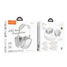 Бездротові накладні навушники HOCO W68 Calma ANC noise-canceling BT headphones(App) Silver