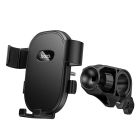 Велотримач для телефона HOCO H85 Knight motorcycle bicycle universal holder Black