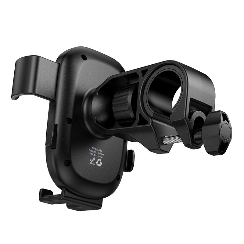Велотримач для телефона HOCO H85 Knight motorcycle bicycle universal holder Black