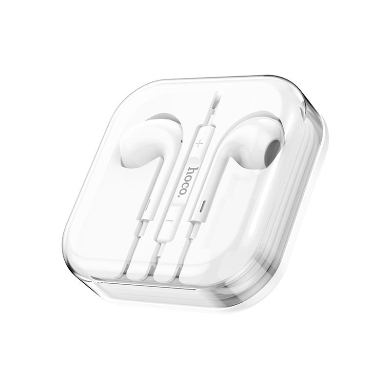 Навушники HOCO M1 Max crystal earphones with mic White