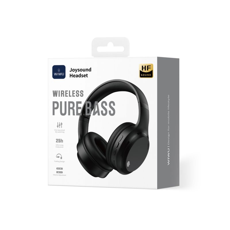 Бездротові накладні навушники WIWU Headset TD-11 (replace TD-09) Black