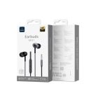 Навушники WIWU 3.5mm Stereo Wired Earbuds EB317 Black