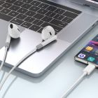 Навушники WIWU Type C Wired Earphone EB314 White
