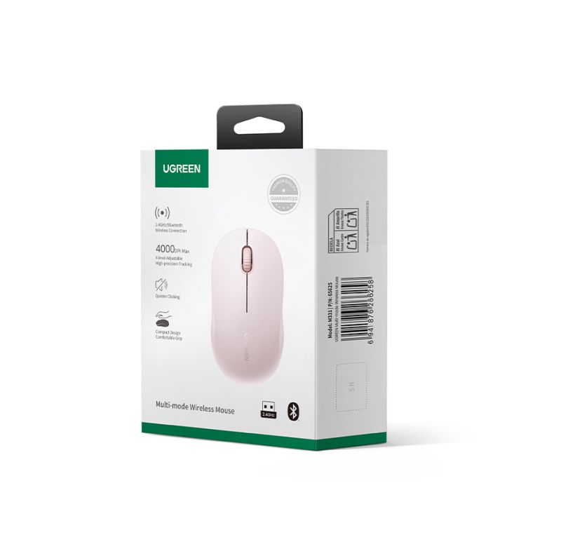 Маніпулятор миша бездротова UGREEN M331 Multi-mode Wireless Mouse Grey