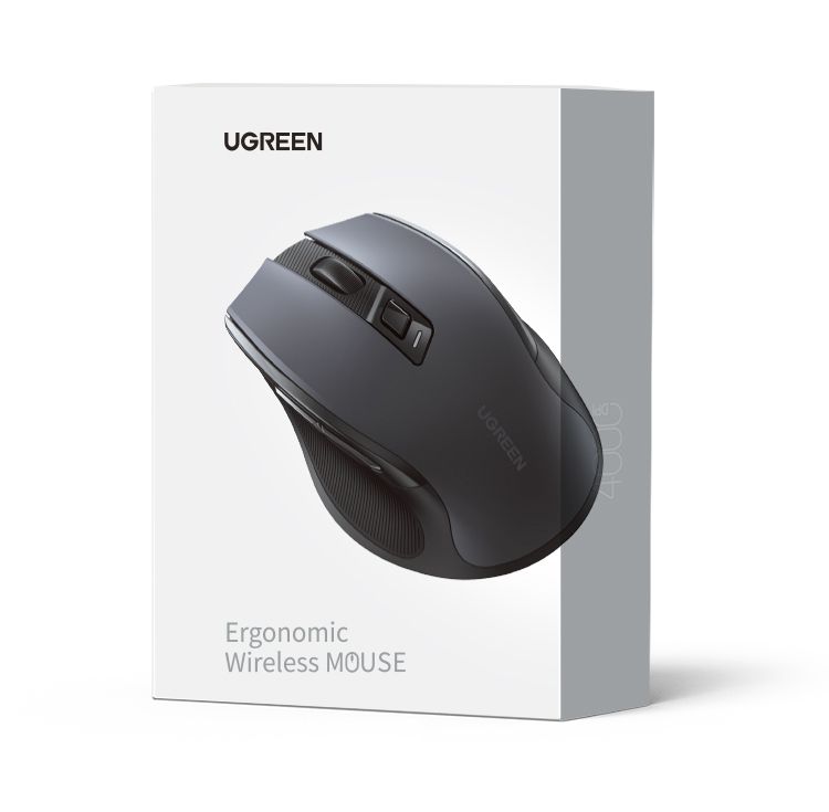 Маніпулятор миша бездротова UGREEN MU006 Ergonomic Wireless Mouse Red