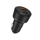 Автомобільний зарядний пристрій WUW-C244 USB20W+PD20W+PD15W black