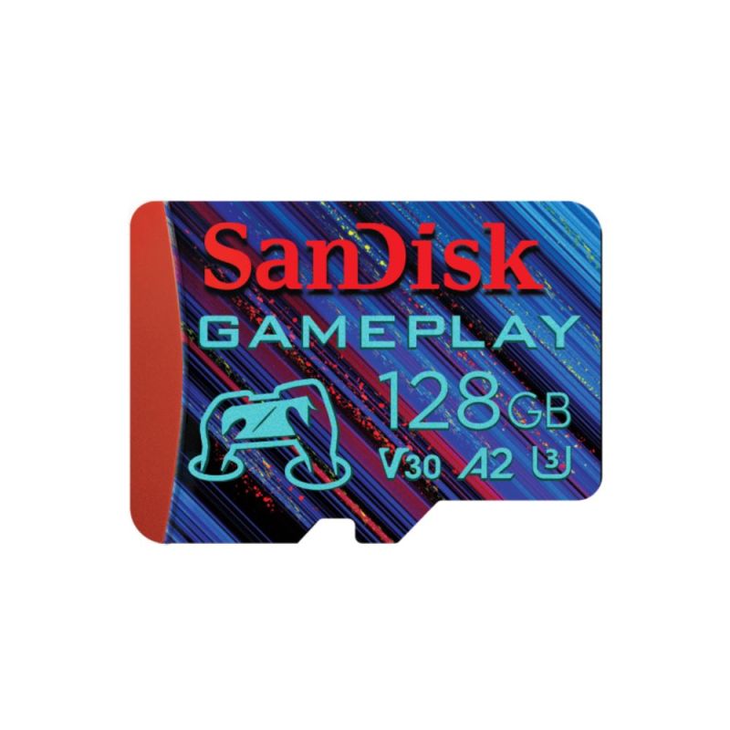 Карта пам'яті microSDXC (UHS-1 U3) SanDisk GamePlay A2 128Gb class 10 V30 (R190MB/s,W90MB/s)