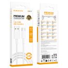 Кабель BOROFONE BX117 Source charging data cable Type-C White